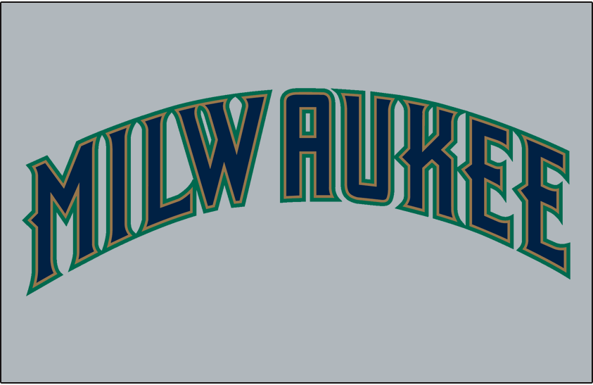 Milwaukee Brewers 1998-1999 Jersey Logo fabric transfer version 3